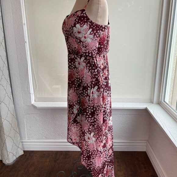 NWT Juniors' Lily Rose Sleeveless Wrap Maxi Dress, Size XL - Picture 2 of 12